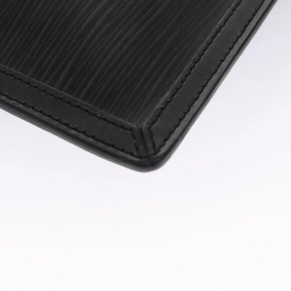 LOUIS VUITTON Epi Stretch Silver Fizz Hand Bag Black M54622 LV Auth 105153 - Picture 10 of 15